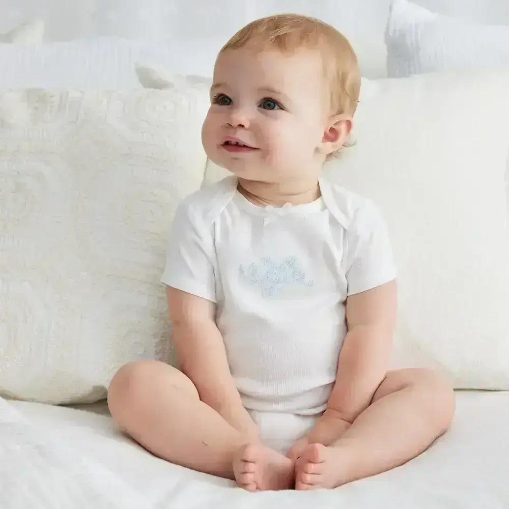 【Little Me】藍玫瑰連身衣3件入