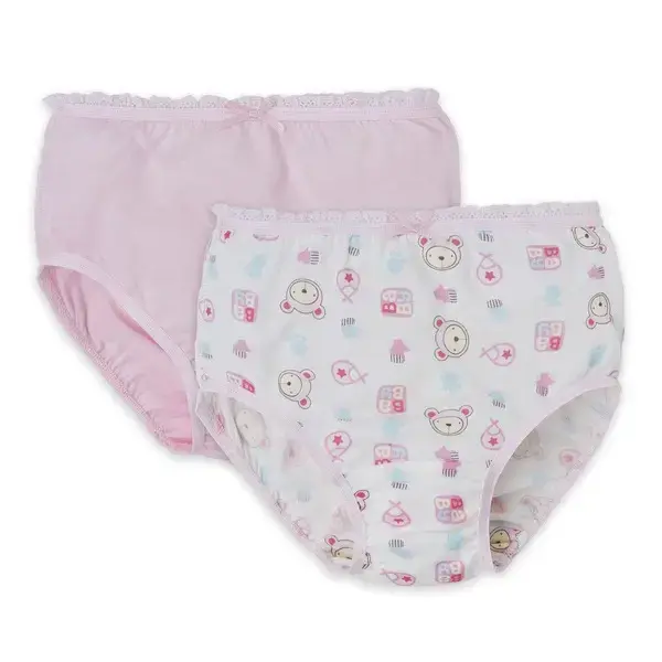 【Baby City娃娃城】變裝熊天絲女童內褲2入
