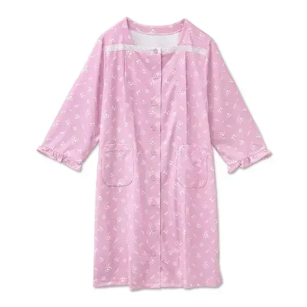 【禾馨嚴選】哺乳衣上衣 粉素色褲