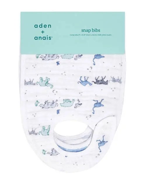 【Aden&Anais】經典圍兜3入/冉冉之星