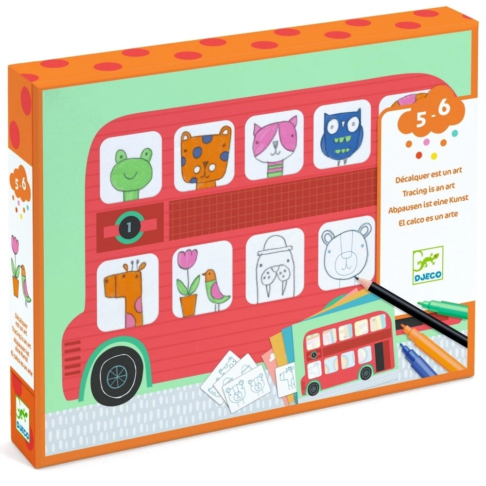 【DJECO智荷】彩繪藝術/塗鴉巴車