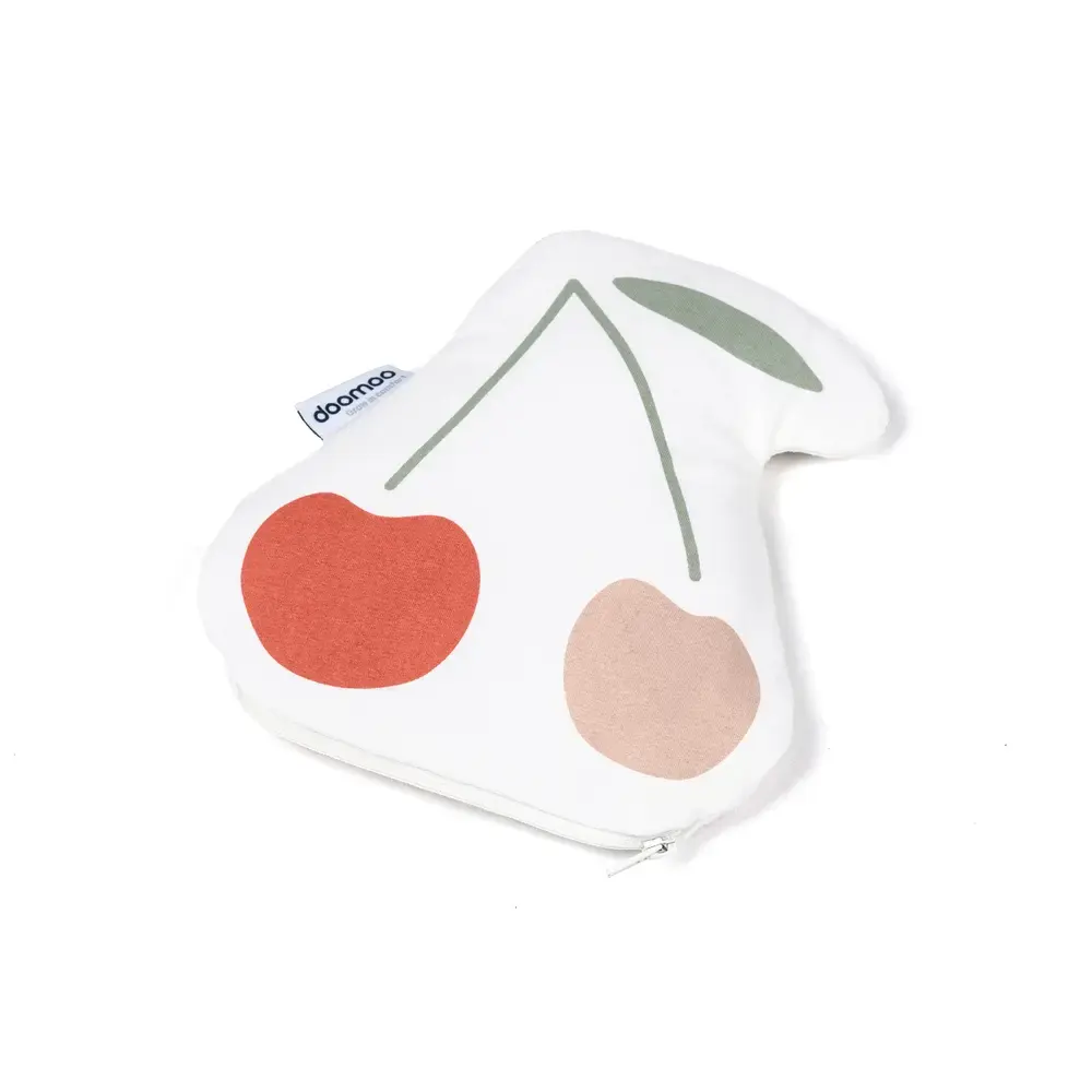 【Doomoo】可愛造型溫熱舒緩抱枕／櫻桃