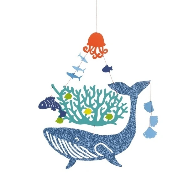 【DJECO智荷】藝術掛飾/深海大鯨魚掛飾