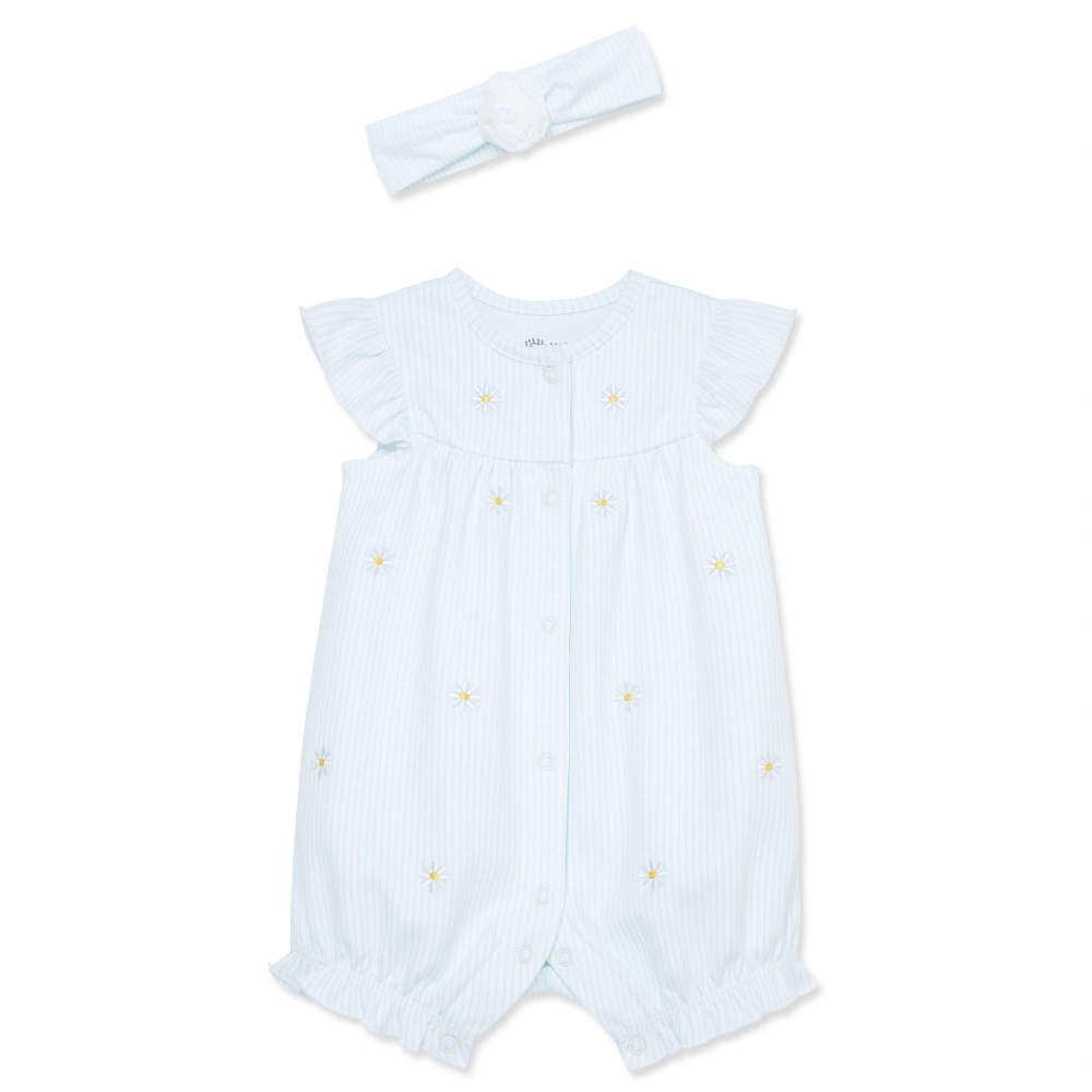 【Little Me】雛菊短兔裝/髮帶