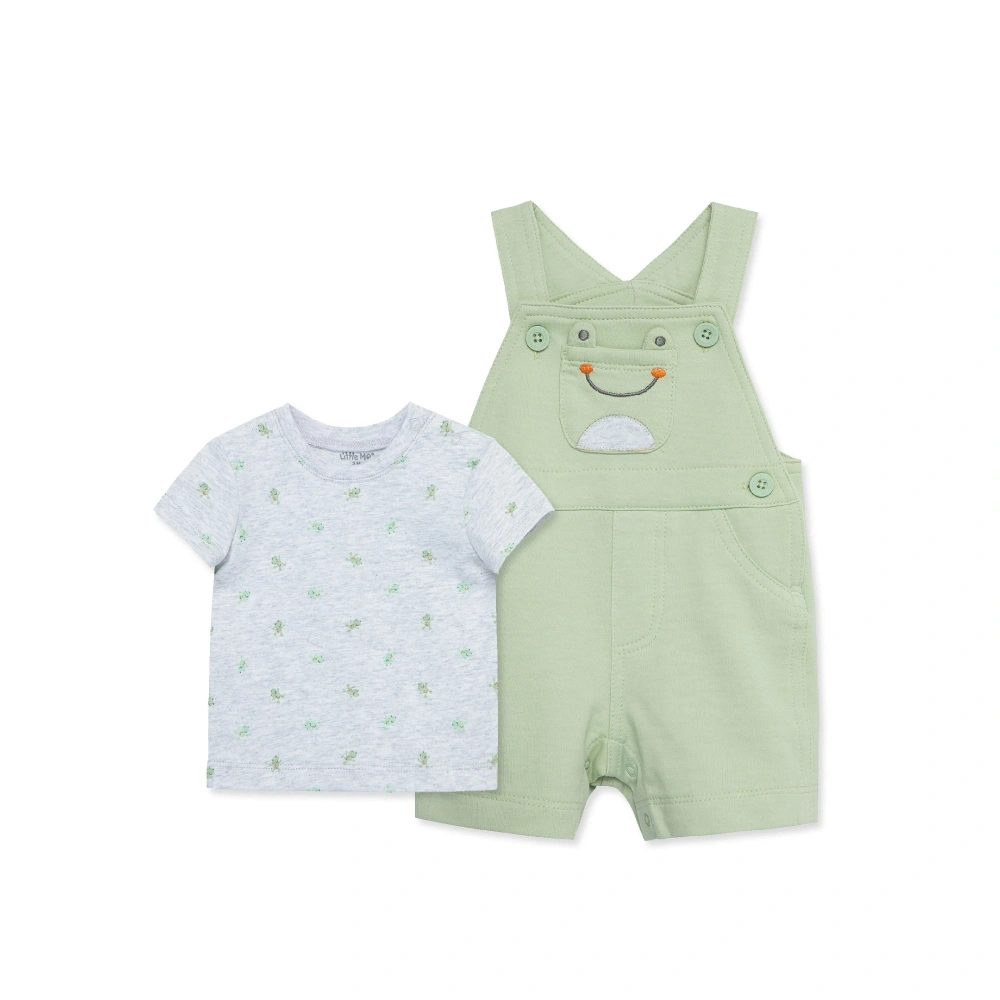 【Little Me】青蛙吊帶褲套裝