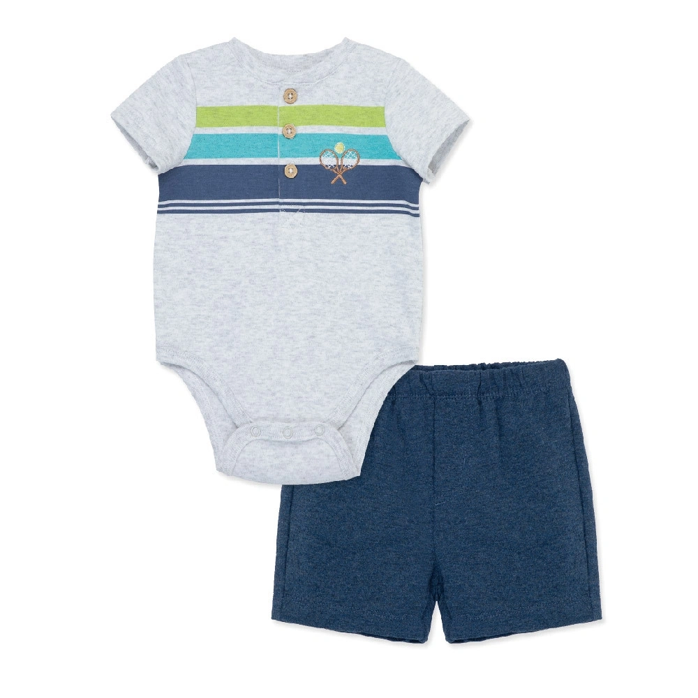 【Little Me】網球短袖連身衣/褲子