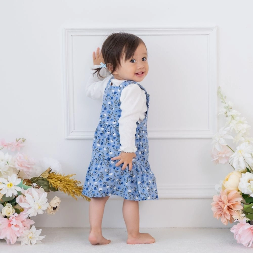 【Little Me】花園吊帶裙組