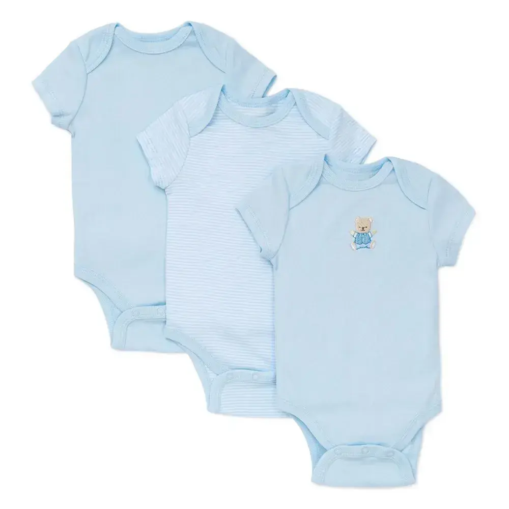 【Little Me】可愛熊連身衣3件入