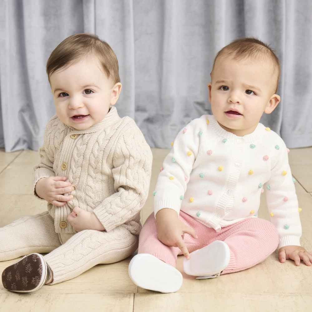 【Little Me】燕麥針織上衣/長褲