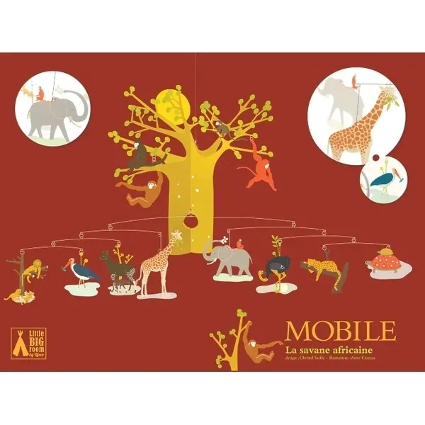 【DJECO智荷】掛飾系列/非洲大草原