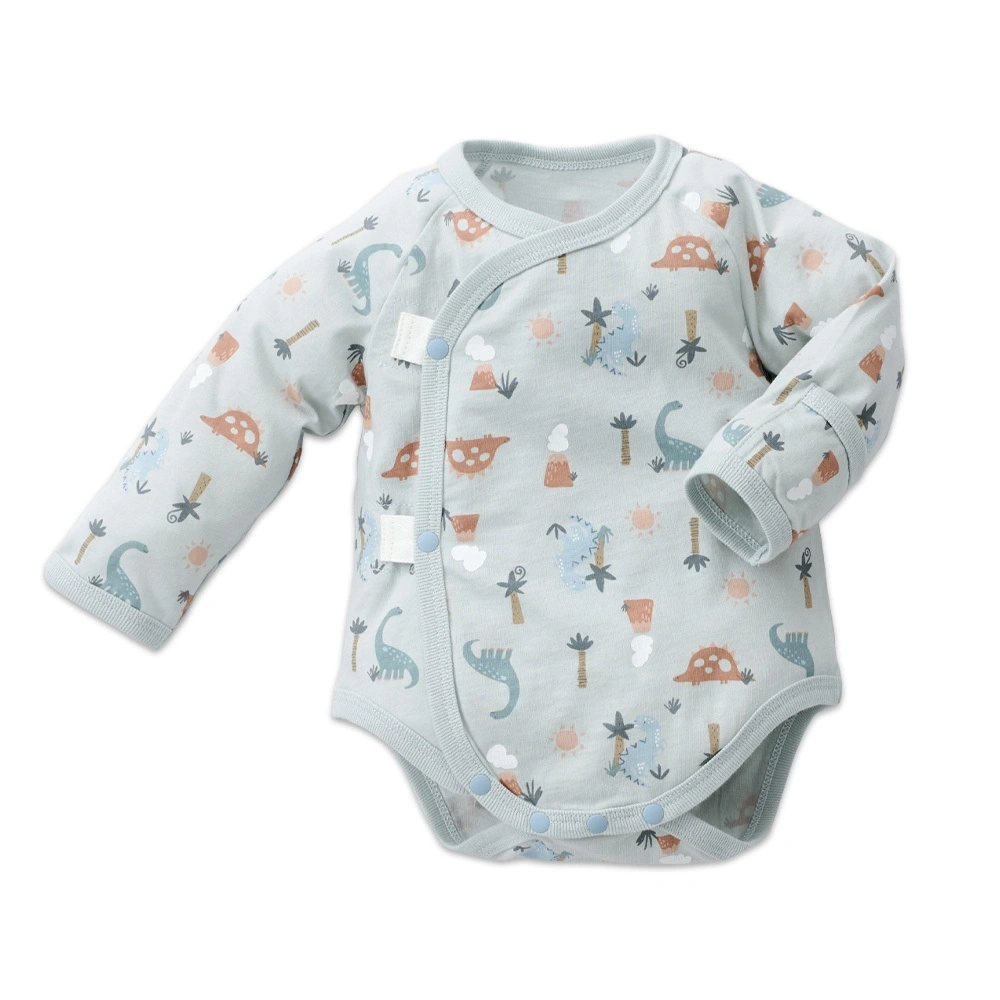 【Baby City娃娃城】美棉長袖初生連身衣/侏羅紀恐龍