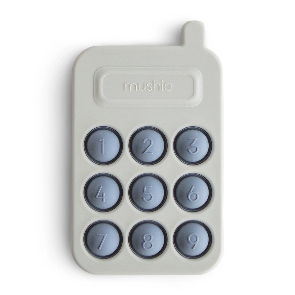 【mushie】矽膠手機按壓玩具/海藍