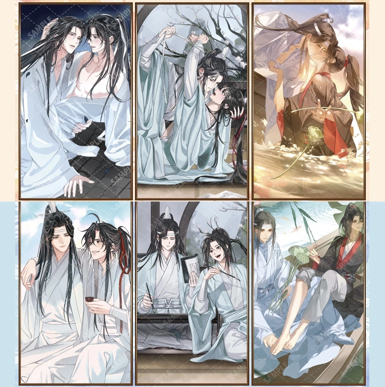 琰琰東京代購】預購日版魔道祖師愛戀萬象第二彈B4 複製原畫組GEAROUS