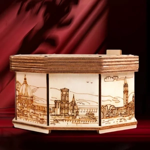熊府土 大壺 粉香木 仲一 共箱 Escapewelt 益智機關盒】MAZE BOX | Amodas